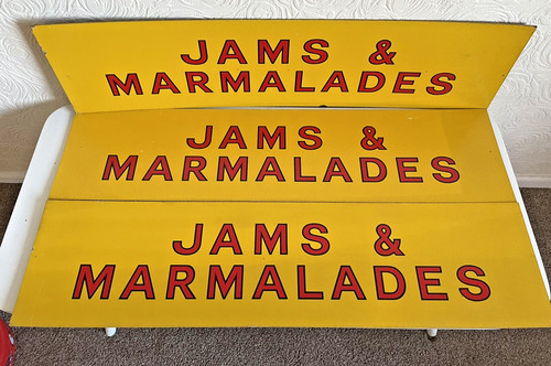 Vintage jams marmalade signs - vintage, &