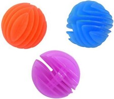 UV Flexi Rubber Balls 3 Pack -