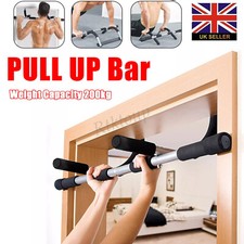 Home Gym Doorway Pull Up Chin up Bar Upper Body Workout Strength Exercise Bar UK