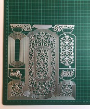 Large 29pcs Decorative Stepper Card Shape & Sentiments Die Set - 22 X 20.1cm