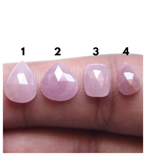 Pcs rose cut natural pink - cut,