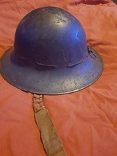 WW2 British Home Front Helmet (Zuckerman Street Fire Party & FG) Great Condition