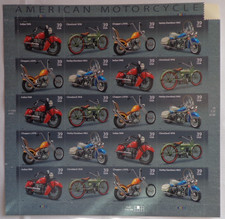 USA 2006 AMERICAN MOTORCYCLES 20 STAMP SHEET 39 CENT