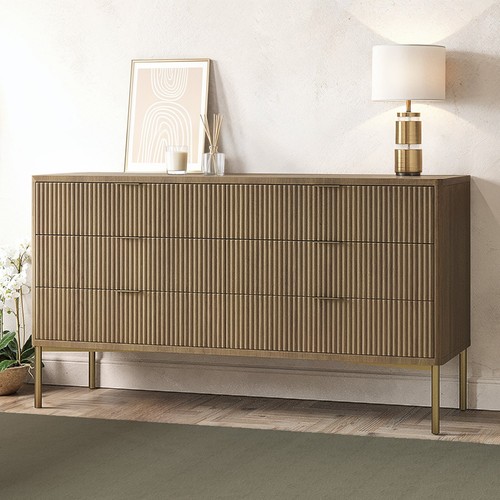 Wide dark wood - chest, of