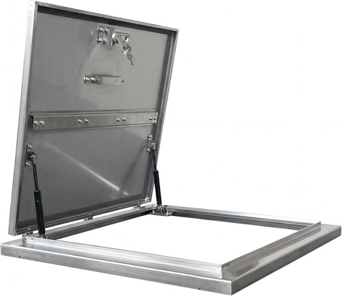 Stainless steel roof hatch - steel,