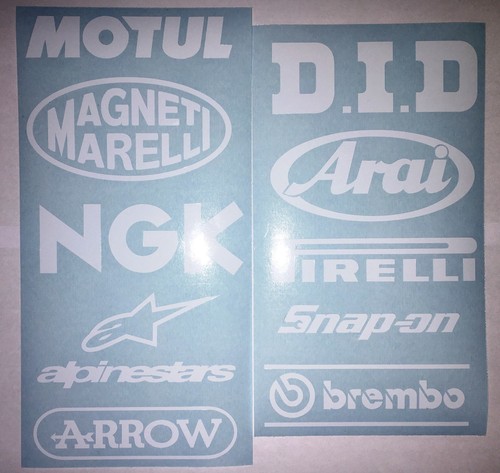 Motorbike stickers decal gloss - stickers,
