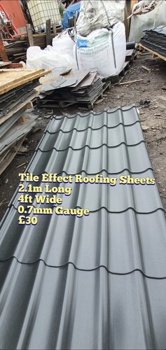 Tile effect roofing - effect,