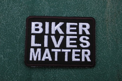 Biker lives matter iron - lives, iron/sew