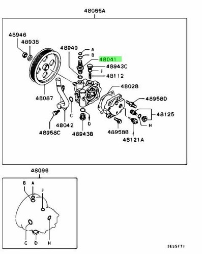 Joint kit oil pump - pump, flow