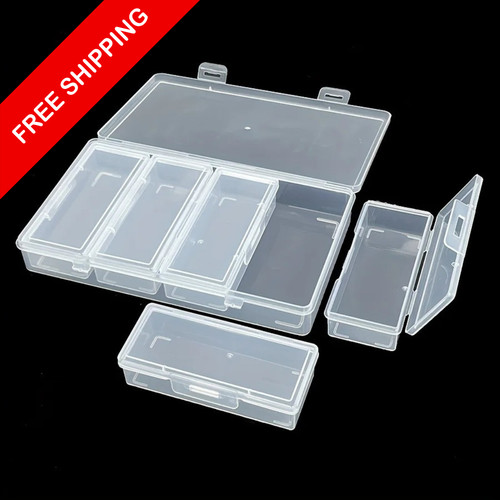Clear plastic storage - clear,