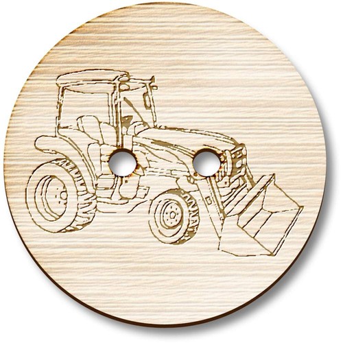 Tractor wooden sewing - 'tractor',