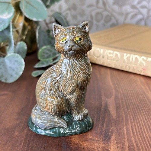 Vintage studio pottery cat - vintage,