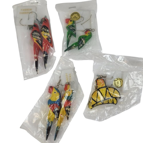 Job lot wooden - job, earrings