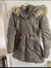 Lipsy Khaki Double Zip front