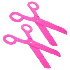  2 Pcs Circus Decorations Plastic Clown Theme Scissors Props Giant