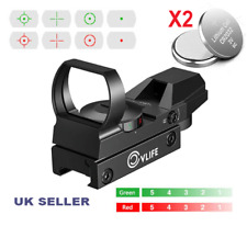 Red/Green Dot Reflex Sight Holographic Scope Rifle Mount Rail