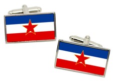 Yugoslavia Flag Cufflinks in