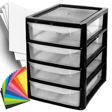 Black Desktop A4 Drawer