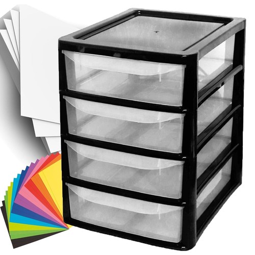Black desktop drawer - a4,