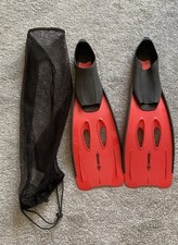 Beuchat Swim Snorkel Scuba Flippers Size S EU 36-37 47cm Closed Heel