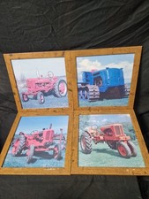 Set of 4 Vintage Tractor