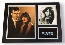 Signed sandie shaw autograph - sandie,