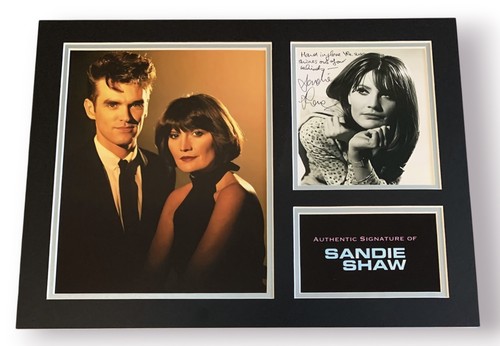 Signed sandie shaw autograph - signed,