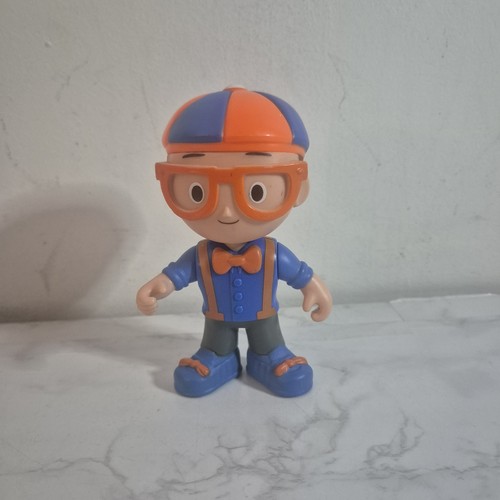 Blippi figure toy blue orange - blippi,