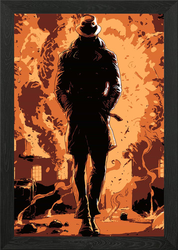 Sherlock holmes framed wall - holmes,