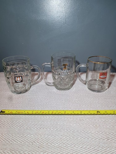 Vintage pressed glass - 3x,
