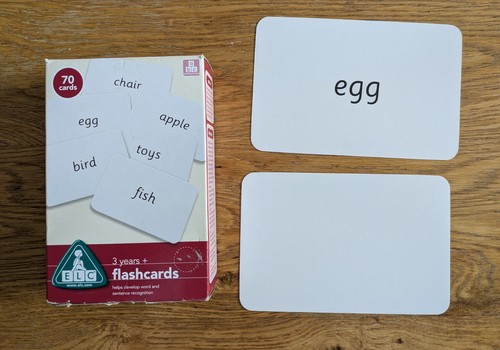Elc flash cards years - cards, 3