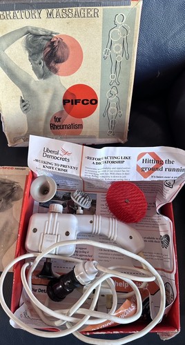 Pifco vibratory massager boxed - vibratory,