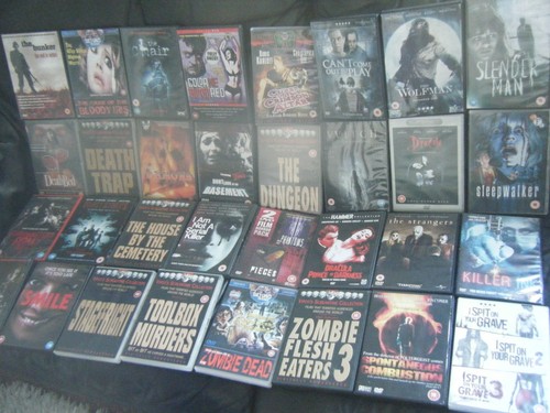 Horror cult dvds rare - cult,