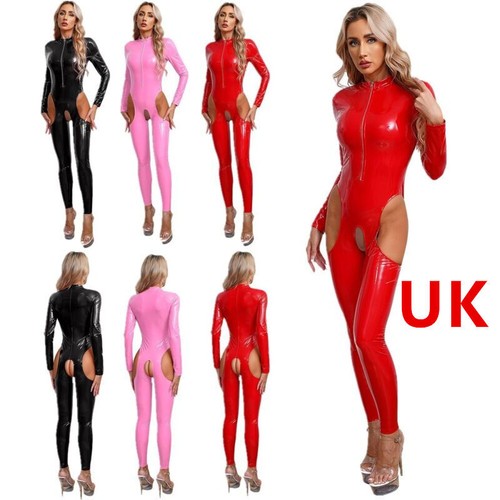 Womens bodysuit pvc - uk,