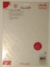 SEALED Docrafts Papermania A4 Baubles Template Card Paper Crafts Scrapbooking