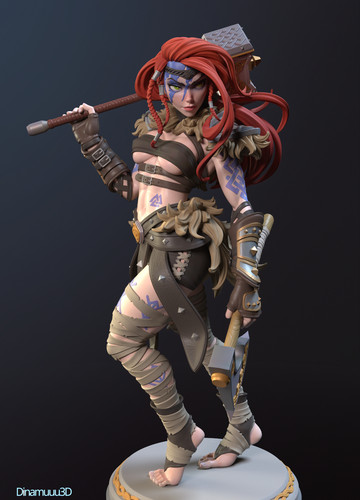 Ygritte warrior horse rider - ,