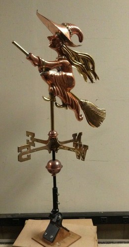 Witch weathervane - witch,