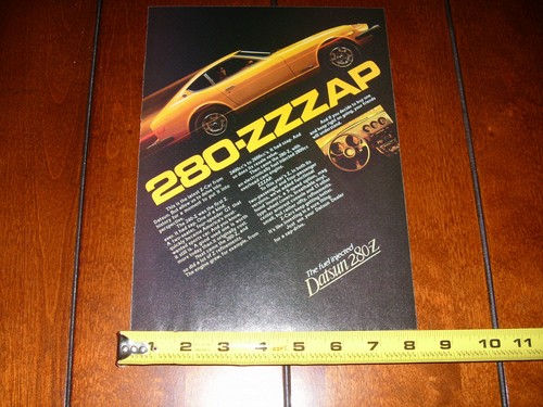 1977 datsun 280z original - datsun, ad