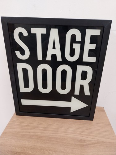 Stage door light - light, retro