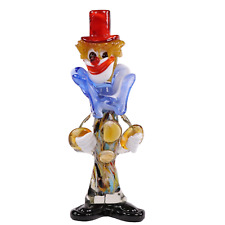 Murano Clown Art Glass Figurine Original Venetian Italian h24cm c1960s