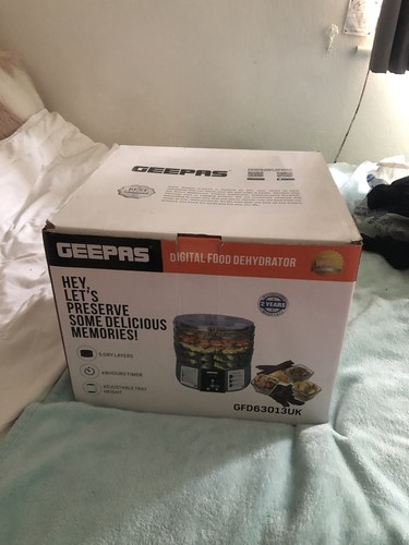Geepas digital food - digital, dehydrator