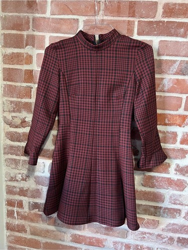 Zara plaid red and black - red,