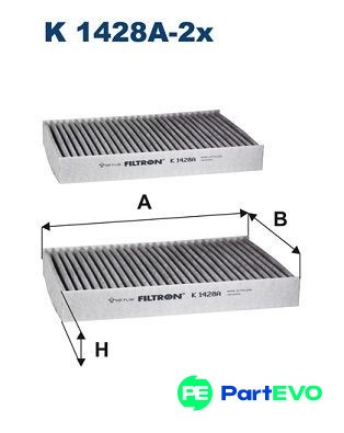 Filtron cabin air filter - cabin,