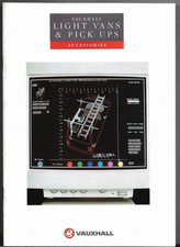 Vauxhall Vans & Pick-Ups Accessories 1992-1993 UK Market Brochure Astra Rascal