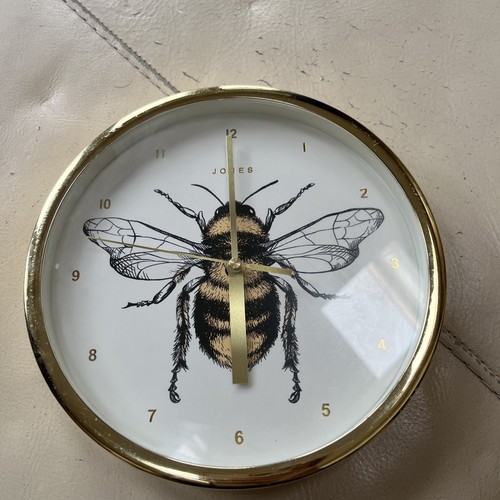 Jones bee wall clock gold - clock,