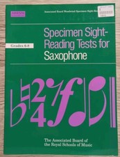 ABRSM Specimen Sight-Reading Tests for Saxophone, Grades 6-8 (old edition)