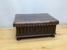 Vintage Wooden Oak Lidded