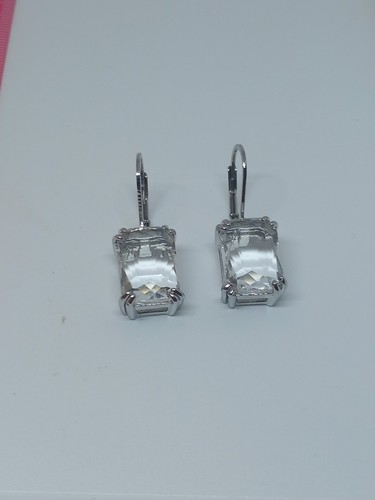 Swarovski silver tone - tone, drop