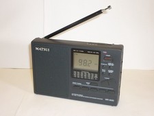 Matsui WR220D FM/MW/SW 15 Band Synthesized Receiver Radio FM MW SW Short Wave