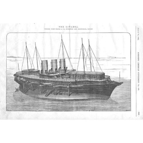 The russian steam yacht - russian,